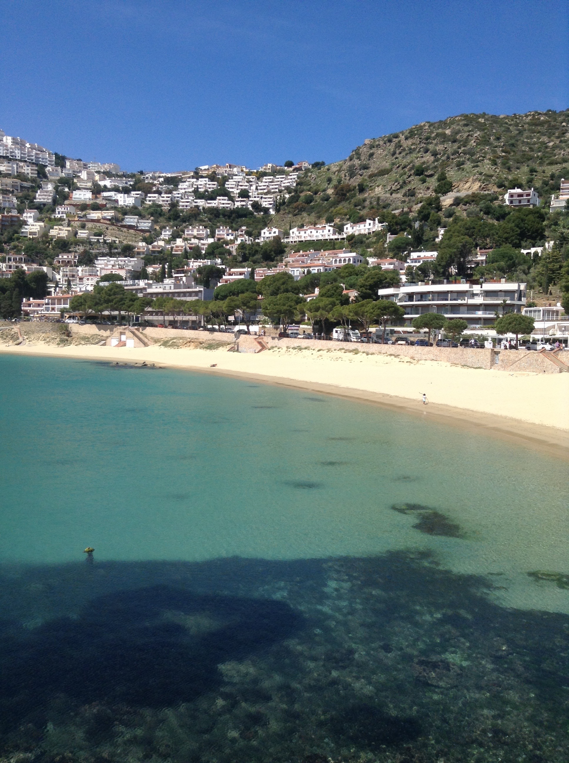 Roses bay from the sea